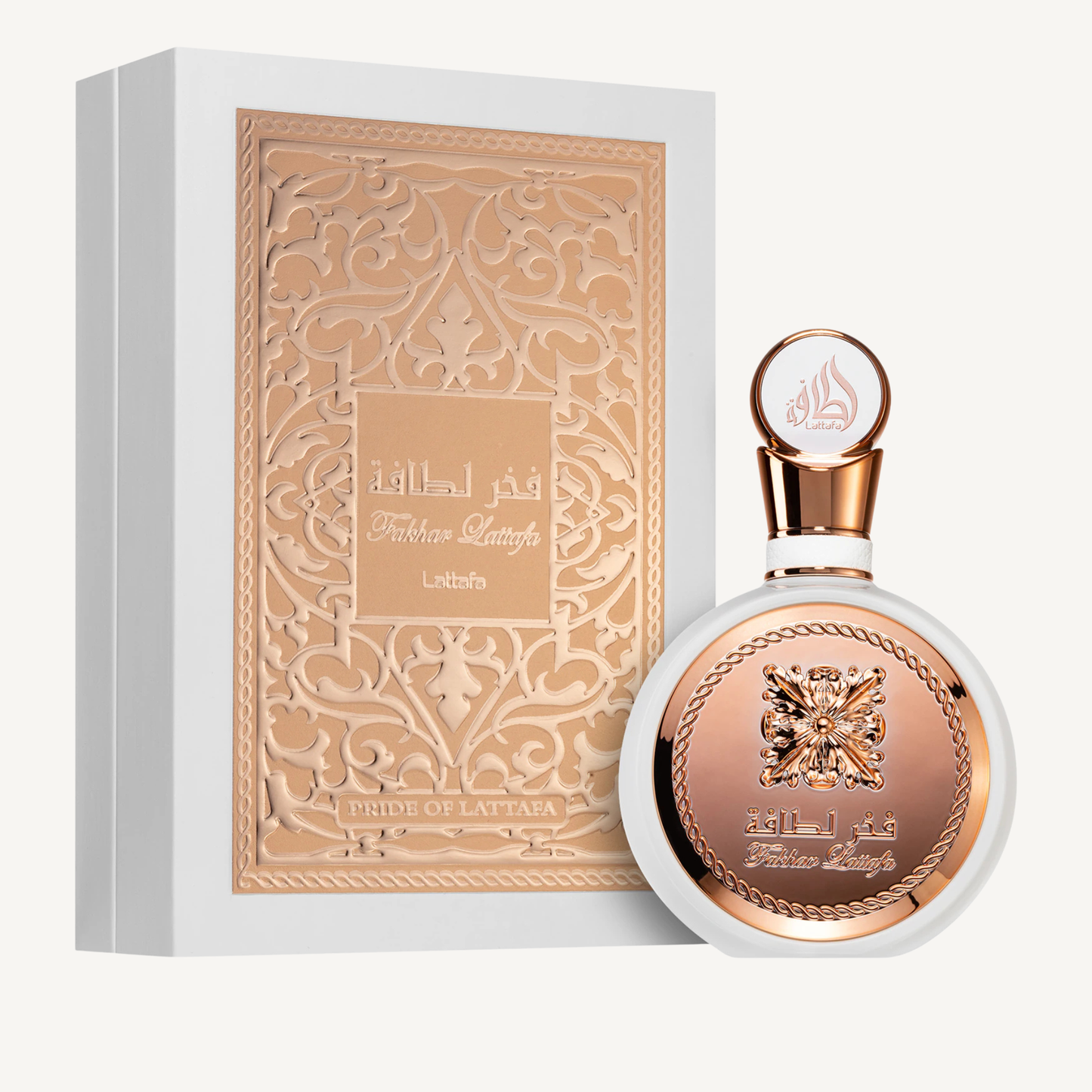 Lattafa Fakhar Rose Eau de Parfum Mujer – Perfume Floral Elegante y Duradero