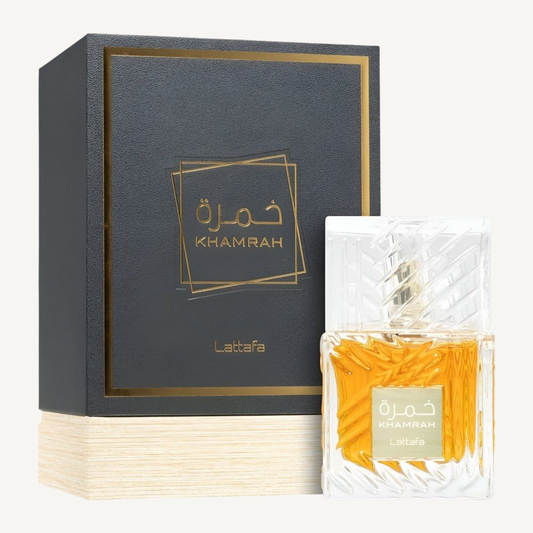 Lattafa Khamrah Eau de Parfum Unisex – Perfume Dulce, Intenso y Lujoso