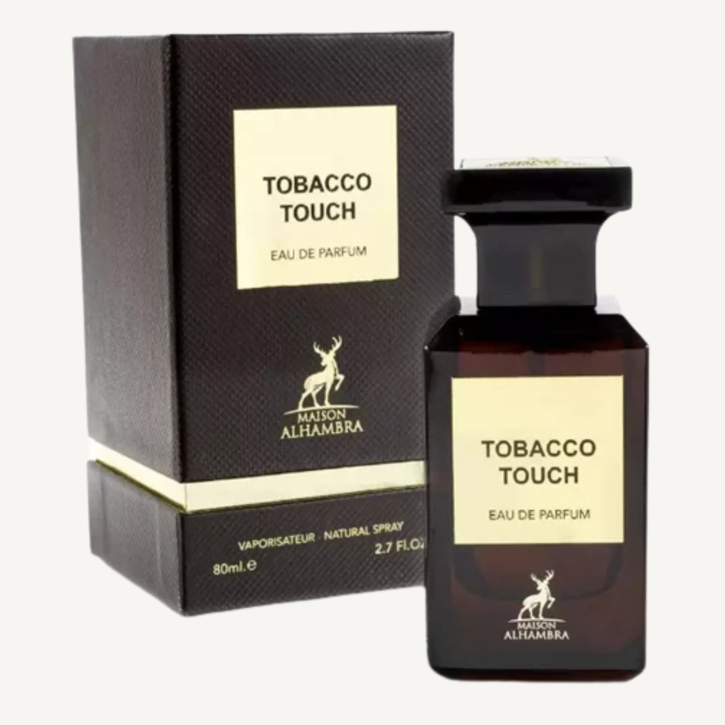 Maison Alhambra Tobacco Touch Eau de Parfum Unisex – Perfume Dulce, Especiado y Elegante