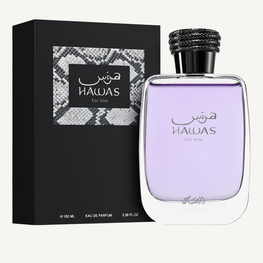 Rasasi Hawas for Him Eau de Parfum – Perfume Hombre Fresco, Dulce y Duradero