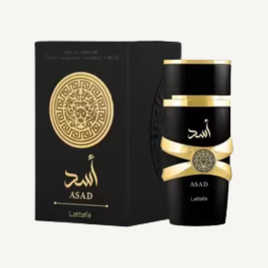 Lattafa Asad Eau de Parfum Hombre – Perfume Árabe Intenso y Duradero